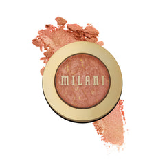 Milani Baked Blush Rose D'Oro compact front view showing natural daily glow