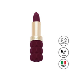 Milani Color Fetish Matte Lipstick Dahlia packaging shows compact design.