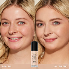 Milani Conceal + Perfect texture close-up highlighting creamy, blendable formula.