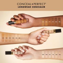 Swatch of Milani Deep Tan shade to match skin tone