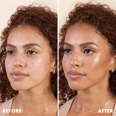 Milani Conceal + Perfect Undereye Brightener demonstrates hyaluronic acid hydration benefits.