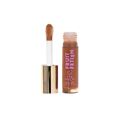 Milani Fruit Fetish Lip Oil Honey Fig bottle closeup showing hydrating formula
