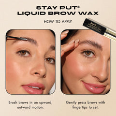 Milani Stay Put Brow Wax finish is transparent for natural-looking hold.