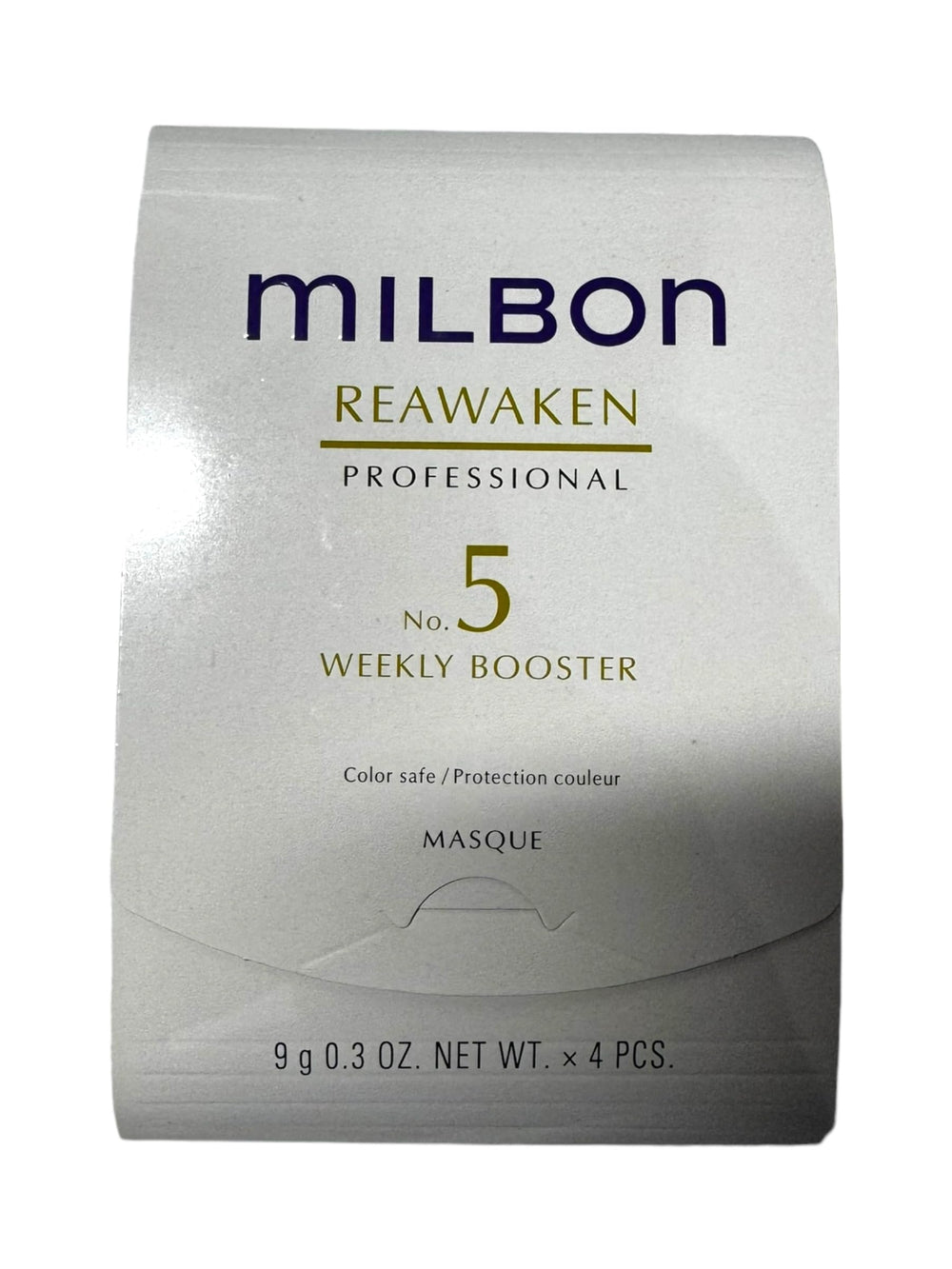 Milbon N°5 Reawaken — bouteille pratique favorisant l'hydratation durable.