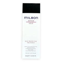 Milbon Repair Heat Protective Treatment bottle with a glossy finish protecting hair during styling