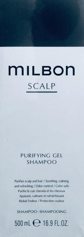 Milbon Scalp Purifying GFEL Shampoo bottle offering a refreshing scalp cleanse.