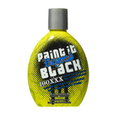 Millennium Tanning Paint it Beyond Black bottle with 100 XXX accelerator for a deeper tan