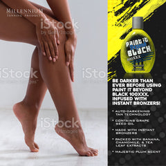Close-up of Paint it Beyond Black texture showing rich moisturizing blend