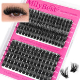 MilyBest Fluffy Lash Clusters packaging for easy at-home application