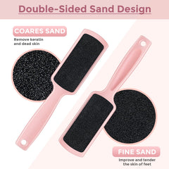 Minatee foot exfoliator works for wet or dry use.
