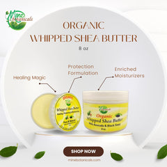 Mine Botanicals whipped shea butter with black seed oil aids blemish control and oil balance