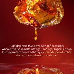 Mine jasmine-cedarwood heart note close-up showing soft warmth and depth.