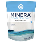 Minera Dead Sea Salt fine-grain bottle for a refreshing bath and smooth skin