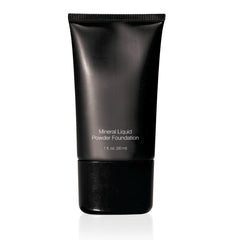 Mineral Liquid Powder Foundation Cream Beige provides a velvety finish and SPF 15 protection.