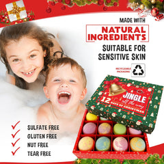 Mineral Me California kids bath bombs color water and bubbles