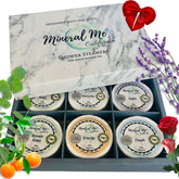 Mineral Me California orange shower steamer for an uplifting morning aroma