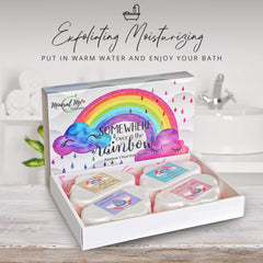 Mineral Me California bath bomb with organic shea butter for moisturized skin