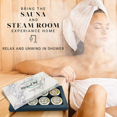 Mineral Me California French Rose shower steamer for luxurious mood enrichment