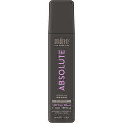 MINETAN Absolute Tan foam bottle for an ultra-dark, even finish.