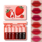 Minfei lip tint set packaging shows premium presentation and gift-ready appeal.