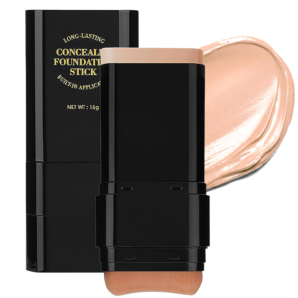 Minfei concealer foundation stick dual-end design showing versatile coverage for all skin tones