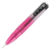 Mini Nail Drill red front view highlights compact home-use portability.