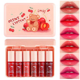 Miniling Lip Tint Set close-up showcases silky tint with gloss for a natural glow