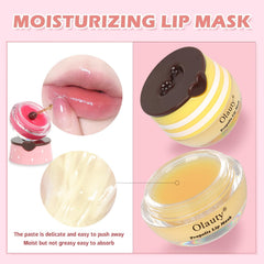 Miniling lip scrub exfoliates gently to reveal smoother lip surface.