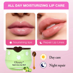 Miniling sleeping lip mask offers overnight care for refreshed lips.