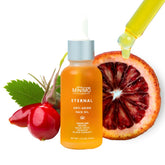 Minimo Skin Essentials Vitamin C Glow Face Oil bottle for daily glow.