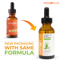 MINO PLUS Aloe Vera ingredients highlight minerals and vitamins for scalp nourishment