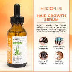 MINO PLUS vitamin and mineral blend supports scalp health and hair strength