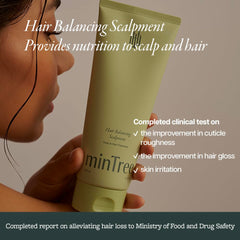 Mintree hair-mask-application-hands shows easy, nourishing care after washing.