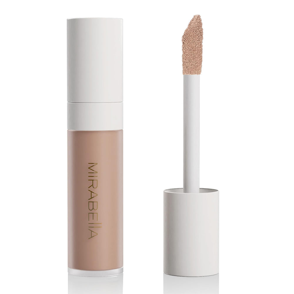 Mirabella Invincible under-eye concealer bottle delivers long-lasting coverage for dark circles.