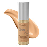 Mirabella Skin Tint Creme bottle with pump for oil-free application.