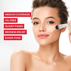 Mirabella Skin Tint Creme texture swirl demonstrating smooth blending.