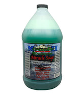 Miracle II Moisturizing Soap 1-gallon label, all-natural cleanser for skin and hair.