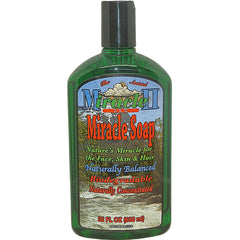 Miracle II Regular Soap bottle; multipurpose cleanser for skin and surfaces.