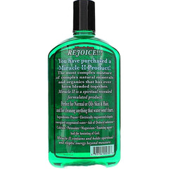 Miracle II Regular Soap lather; gentle cleansing for skin, hair and laundry.