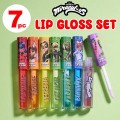 Miraculous Zag Heroez lip gloss tubes with wand for precise application