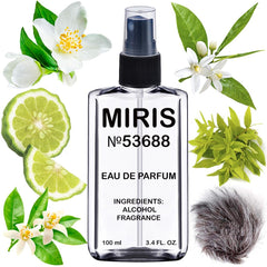 MIRIS Aegea Blossom bottle front shows elegant design and premium fragrance.