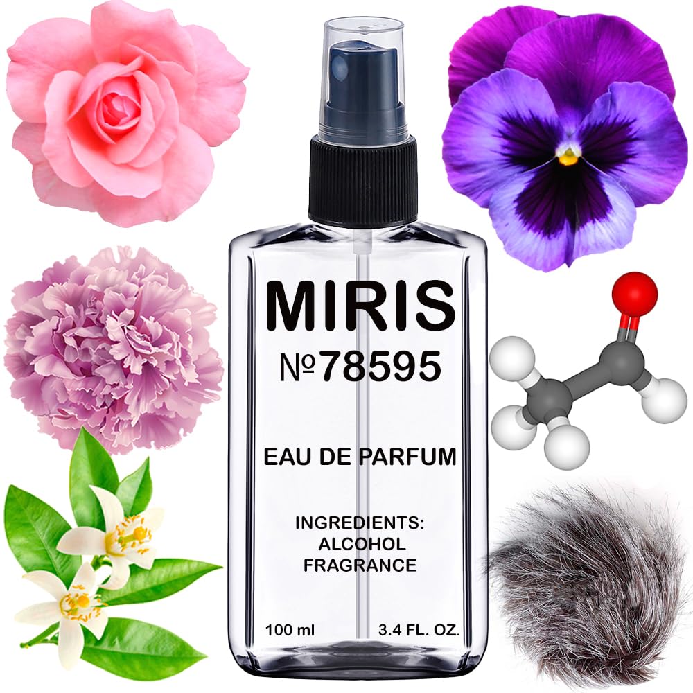 MIRIS Blanche-inspired bottle front for day-long fragrance on skin