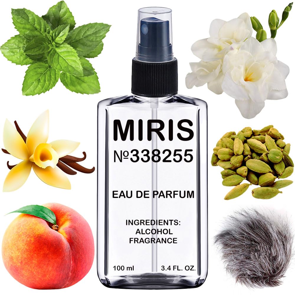 MIRIS No. 338255 bottle front view for everyday elegance.