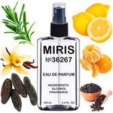 MIRIS Eros Flam-inspired bottle front view highlights premium design for evening wear.