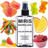 MIRIS Marmalade bottle front with premium design and scent promise.