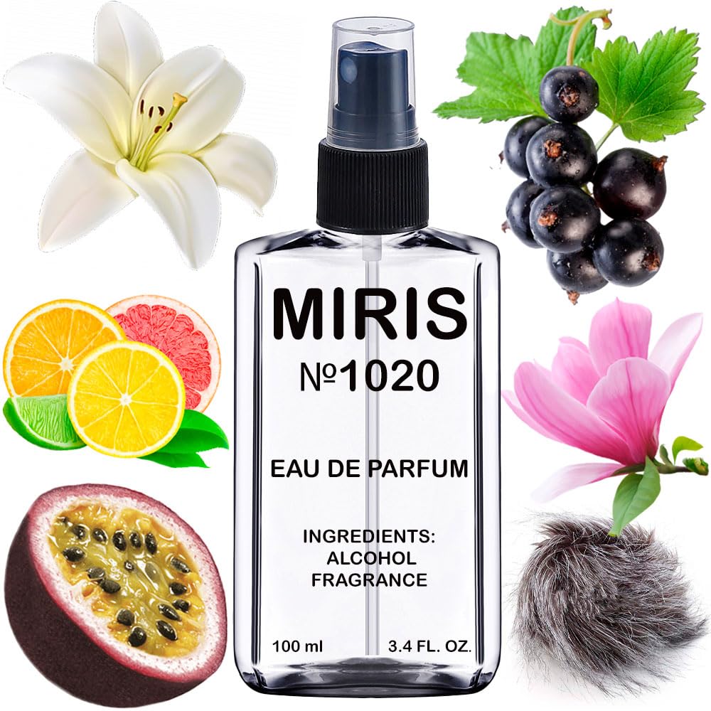 MIRIS No. 1020 bottle front shows sleek design for everyday carry.