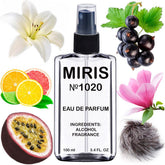 MIRIS No. 1020 bottle front shows sleek design for everyday carry.