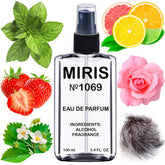 MIRIS No. 1069 Rose Elixir bottle close-up highlighting premium packaging.