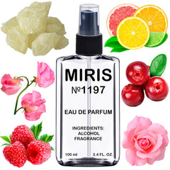 MIRIS No. 1197 blossom bottle cap—premium, portable design for on-the-go scent.