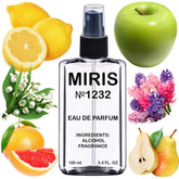 MIRIS No. 1232 bombshell diamonds bottle front showing luxury fragrance